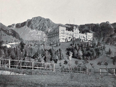 Hotel de Caux et Rochers de Naye par Braun Hotel de Caux et Rochers de Naye par Braun