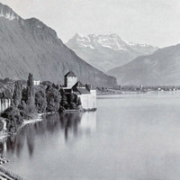 Château de Chillon et Dents du Midi par Braun