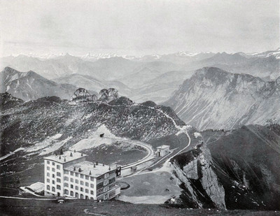 Des Rochers de Naye, vue vers les Alpes Bernoises par Braun Des Rochers de Naye, vue vers les Alpes Bernoises par Braun