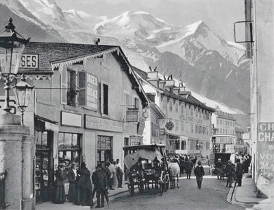 Chamonix et son Mont Blanc par Braun. Tout le monde en mobilité douce. Chamonix et son Mont Blanc par Braun. Tout le monde en mobilité douce.