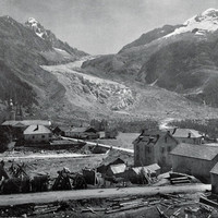 Argentière et glacier d'Argentière par Braun