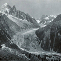 Mer de Glace vue de la Flégère par Braun