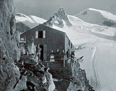 Cabane des grands Mulets par Braun Cabane des grands Mulets par Braun