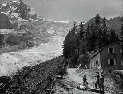 Glacier des bossons par Braun Glacier des bossons par Braun
