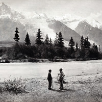 L'Arve aux Bossons par Adolphe Braun