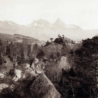 Chaos de Goldau, au fond les Mythen par Paul Gaston Braun