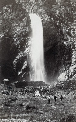 Cascade de Pissevache par Braun Cascade de Pissevache par Braun