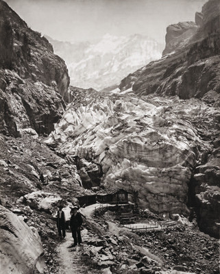 Glacier inférieur de Grindelwald par Braun Glacier inférieur de Grindelwald par Braun