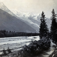 L'Arve et le Mont Blanc par Braun