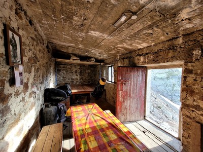 L'intérieur du bivouac coté couchage