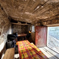 L'intérieur du bivouac coté couchage