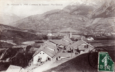 Lans, vue sur la vallée de l'Ubaye (CPA) Lans, vue sur la vallée de l'Ubaye (CPA)