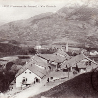 Lans, vue sur la vallée de l'Ubaye (CPA)