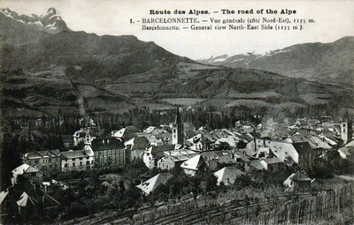 Barcelonnette et le Pain de Sucre (CPA)