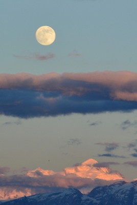 [Concours Photo Sophie 2021] Le Mont Blanc et la Lune