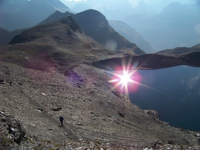 [Concours Photo Sophie 2021] Le lac du Grand Fond, en montant au Pélaou Blanc.