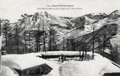Ancienne batterie de Vallon-Claus (CPA)