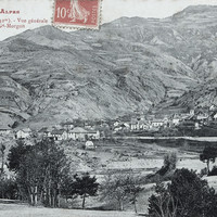 Ubaye, village détruit actuellement dans les eaux du lac de Serre Ponçon (CPA)