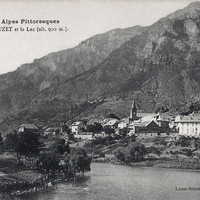 Le Lauzet et son lac (CPA)