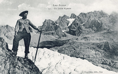 Les Agneaux S à l'époque où il y avait un Glacier (CPA)