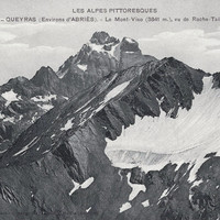 L'Aiguillette d'Asti devant le Monviso par Piaget (CPA)