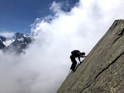 [Concours Photo Sophie 2021] Rasoir de la Chapelle de la Glière et Grandes Jorasses