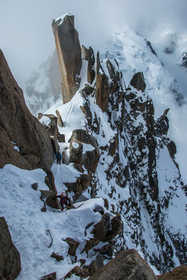 [Concours Photo Sophie 2021] Sur l'arête des Cosmiques