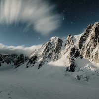 [Concours Photo Sophie 2021] Les Droites et les Courtes éclairées par la pleine lune de février.