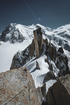 [Concours Photo Sophie 2021] Arête des Cosmiques, grand classique de l'Aiguille du Midi