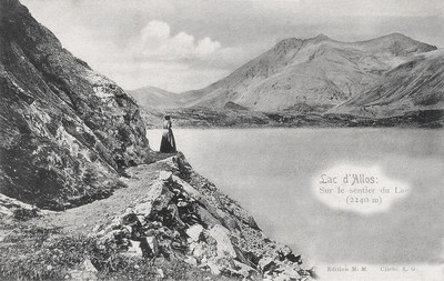 Lac d'Allos et Mont Pelat (CPA)