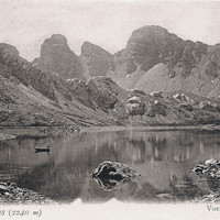 Lac et Tours d'Allos (CPA)