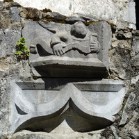 Cartouche sculpté (Bielle) / © D. Pelletier  – Parc national des Pyrénées