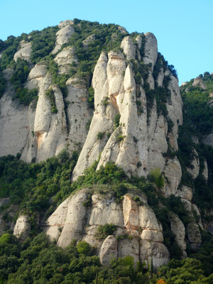 Monttserrat - La Granota : Faces E et N