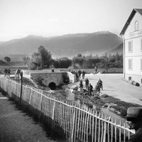 Ancienne gare de St Crépin en 1905
