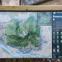 Šmarna gora - panneau informatif