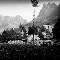 Le Casset et l'Aiguillette du Lauzet en 1909