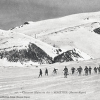 Randonnée au Monêtier (CPA)