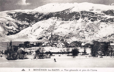 Le Monêtier et la crête de la Benoite Le Monêtier et la crête de la Benoite