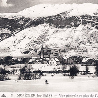 Le Monêtier et la crête de la Benoite