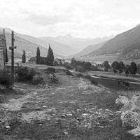 Vallée de la Guisane et Rochebrune dans l'axe