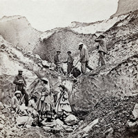 Glacier Inférieur de Grindelwald par Ernest Edwards en 1866