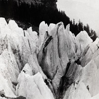 Glacier Inférieur de Grindelwald par Ernest Edwards en 1866