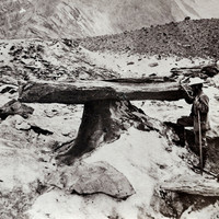 Table glaciaire par Ernest Edwards en 1866