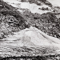 Cône de glace au bord du glacier  Unteraar , par Ernest Edwards en 1866