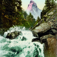 Cervin et Vispa en 1900, par Photoglob N°0000016206
