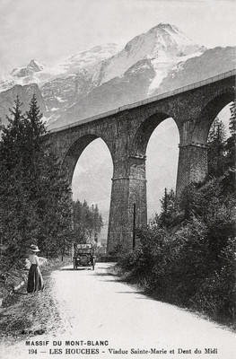 Pont Ste Marie et l'Aiguille du Goûter