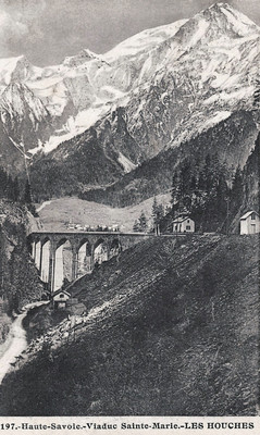 Les Houches vues du Pont Ste Marie