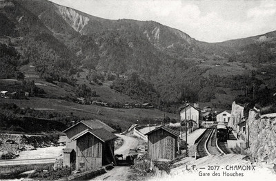 La gare des Houches