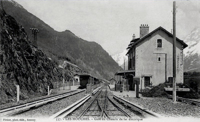La gare des Houches