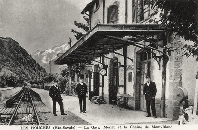 La gare des Houches
